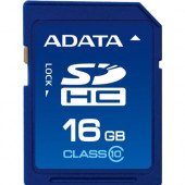 A-Data Technology  Adata Premier 16 GB Class 10/UHS-I SDHC - 50 MB/s Read - 33 MB/s Write ASDH16GUICL10-R