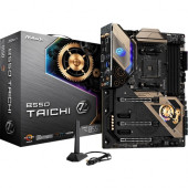 ASRock B550 Taichi Desktop Motherboard - AMD Chipset - Socket AM4 - 128 GB DDR4 SDRAM Maximum RAM - DIMM, UDIMM - 4 x Memory Slots - 6 x USB 3.1 Port - HDMI - 1 x RJ-45 - 8 x SATA Interfaces B550 TAICHI