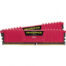 Corsair Vengeance LPX 32GB (2x16GB) DDR4 DRAM 2666MHz C16 Memory Kit - Red - 32 GB (2 x 16 GB) - DDR4-2666/PC4-21300 DDR4 SDRAM - CL16 - 1.20 V - Unbuffered - 288-pin - DIMM CMK32GX4M2A2666C16R