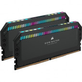 Corsair Dominator Platinum RGB 32GB (2x16GB) DDR5 DRAM 5600MHz C36 Memory Kit - Black - For Desktop PC, Motherboard - 32 GB (2 x 16GB) - DDR5-5600/PC5-44800 DRAM - 5600 MHz - CL36 - 1.25 V - 288-pin - DIMM - Lifetime Warranty CMT32GX5M2B5600C36