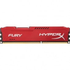 Kingston HyperX Fury 8GB DDR3 SDRAM Memory Module - For Desktop PC - 8 GB (1 x 8 GB) - DDR3-1600/PC3-12800 DDR3 SDRAM - CL10 - 1.50 V - Non-ECC - Unbuffered - 240-pin - DIMM HX316C10FR/8
