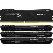 Kingston Technology HyperX Fury 32GB DDR4 SDRAM Memory Module - For Desktop PC - 32 GB (4 x 8 GB) - DDR4-3000/PC4-24000 DDR4 SDRAM - CL15 - 1.35 V - Unbuffered - 288-pin - DIMM HX430C15FB3K4/32