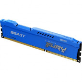 Kingston FURY Beast 8GB DDR3 SDRAM Memory Module - 8 GB (1 x 8GB) - DDR3-1600/PC3-12800 DDR3 SDRAM - 1600 MHz - CL10 - 1.50 V - Unbuffered - 240-pin - DIMM - Lifetime Warranty KF316C10B/8