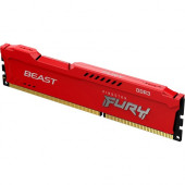 Kingston FURY Beast 8GB DDR3 SDRAM Memory Module - 8 GB (1 x 8GB) - DDR3-1600/PC3-12800 DDR3 SDRAM - 1600 MHz - CL10 - 1.50 V - Unbuffered - 240-pin - DIMM - Lifetime Warranty KF316C10BR/8