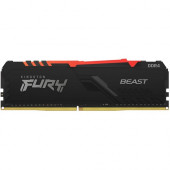 Kingston FURY Beast 16GB DDR4 SDRAM Memory Module - 16 GB - DDR4-3600/PC4-28800 DDR4 SDRAM - 3600 MHz Single-rank Memory - CL18 - 1.35 V - Non-ECC - Unbuffered - 288-pin - DIMM - Lifetime Warranty KF436C18BBA/16