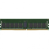 Kingston 16GB DDR4 SDRAM Memory Module - For PC/Server - 16 GB - DDR4-3200/PC4-25600 DDR4 SDRAM - 3200 MHz Single-rank Memory - CL22 - 1.20 V - ECC - Registered, Buffered - 288-pin - DIMM - Lifetime Warranty KSM32RS4/16MRR