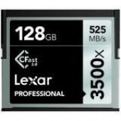 Lexar Professional 128 GB CFast Card - 525 MB/s Read - 445 MB/s Write - 3500x Memory Speed LC128CRBNA3500