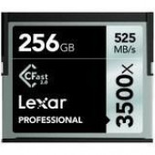 Lexar Professional 256 GB CFast Card - 525 MB/s Read - 445 MB/s Write - 3500x Memory Speed LC256CRBNA3500