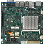 Supermicro A2SAV-L Server Motherboard - Intel Chipset - Socket BGA-1296 - Mini ITX - Intel Atom x5-E3940 - 8 GB DDR3L SDRAM Maximum RAM - SoDIMM - 1 x Memory Slots - Gigabit Ethernet - HDMI - DisplayPort - 2 x SATA Interfaces MBD-A2SAV-L-B