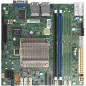 Supermicro A2SDI-2C-HLN4F Server Motherboard - Intel Chipset - Socket BGA-1310 - Intel Atom C3338 - 128 GB DDR4 SDRAM Maximum RAM - DIMM, UDIMM - 2 x Memory Slots - Gigabit Ethernet - 8 x SATA Interfaces MBD-A2SDI-2C-HLN4F-O