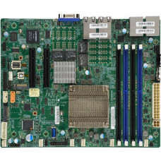 Supermicro A2SDV-8C-TLN5F Server Motherboard - Socket BGA-1310 - Intel Atom C3708 - 256 GB DDR4 SDRAM Maximum RAM - DIMM, UDIMM - 4 x Memory Slots - Gigabit Ethernet - 4 x USB 3.0 Port - 5 x RJ-45 - 2 x SATA Interfaces MBD-A2SDV-8C-TLN5F-O