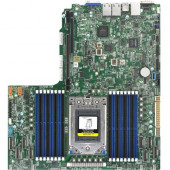 Supermicro H12SSW-iNR Server Motherboard - AMD Chipset - Socket SP3 - 4 TB DDR4 SDRAM Maximum RAM - DIMM, RDIMM - 16 x Memory Slots - Gigabit Ethernet - 4 x USB 3.0 Port - 2 x RJ-45 - 2 x SATA Interfaces MBD-H12SSW-INR-O