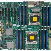 Supermicro X10DRC-T4+ Server Motherboard - Intel Chipset - Socket LGA 2011-v3 - 1 x Bulk Pack - Enhanced Extended ATX - 2 x Processor Support - 3 TB DDR4 SDRAM Maximum RAM - 1.87 GHz, 2.40 GHz, 1.60 GHz, 2.13 GHz Memory Speed Supported - RDIMM, LRDIMM, DI