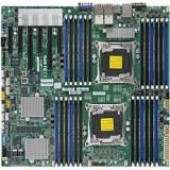 Supermicro X10DRC-T4+ Server Motherboard - Intel Chipset - Socket LGA 2011-v3 - Enhanced Extended ATX - 2 x Processor Support - 1.50 TB DDR4 SDRAM Maximum RAM - 2.13 GHz, 1.87 GHz, 1.60 GHz Memory Speed Supported - DIMM, RDIMM, LRDIMM - 24 x Memory Slots 