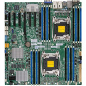 Supermicro X10DRH-iT Server Motherboard - Intel Chipset - Socket LGA 2011-v3 - 1 TB DDR4 SDRAM Maximum RAM - 16 x Memory Slots - Gigabit Ethernet - 2 x USB 3.0 Port - 3 x RJ-45 - 10 x SATA Interfaces MBD-X10DRH-IT-O