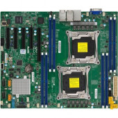 Supermicro X10DRL-LN4 Server Motherboard - Intel Chipset - Socket LGA 2011-v3 - 1 TB DDR4 SDRAM Maximum RAM - RDIMM, LRDIMM, DIMM - 8 x Memory Slots - Gigabit Ethernet - 10 x SATA Interfaces - TAA Compliance MBD-X10DRL-LN4-O