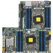 Supermicro X10DRW-iT Server Motherboard - Intel Chipset - Socket LGA 2011-v3 - Bulk Pack - Proprietary Form Factor - 2 x Processor Support - 1 TB DDR4 SDRAM Maximum RAM - 2.13 GHz Memory Speed Supported - 16 x Memory Slots - Serial ATA/600 RAID Supported 