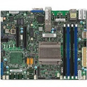 Supermicro X10SDV-2C-TP4F Server Motherboard - Intel Chipset - Socket BGA-1667 - Intel Pentium D1508 - 128 GB DDR4 SDRAM Maximum RAM - UDIMM, RDIMM, DIMM - 4 x Memory Slots - Gigabit Ethernet - 2 x USB 3.0 Port - 4 x SATA Interfaces MBD-X10SDV-2C-TP4F-B