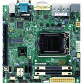 Supermicro MBD-X10SLV Desktop Motherboard - Intel Chipset - Socket H3 LGA-1150 - 16 GB DDR3 SDRAM Maximum RAM - 2 x Memory Slots - Gigabit Ethernet - 2 x USB 3.0 Port - HDMI - DVI - 2 x RJ-45 - 4 x SATA Interfaces - RoHS-6 Compliance MBD-X10SLV-O