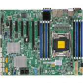 Supermicro X10SRH-CLN4F Server Motherboard - Intel Chipset - Socket LGA 2011-v3 - Retail Pack - ATX - 1 x Processor Support - 512 GB DDR4 SDRAM Maximum RAM - 2.13 GHz Memory Speed Supported - 8 x Memory Slots - Serial ATA/600, 12Gb/s SAS RAID Supported Co