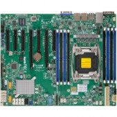 Supermicro X10SRL-F Server Motherboard - Intel Chipset - Socket LGA 2011-v3 - Retail Pack - ATX - 1 x Processor Support - 512 GB DDR4 SDRAM Maximum RAM - 2.13 GHz Memory Speed Supported - 8 x Memory Slots - Serial ATA/600 Controller - On-board Video Chips