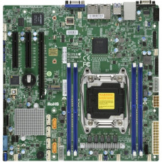 Supermicro X10SRM-F Server Motherboard - Intel Chipset - Socket LGA 2011-v3 - Retail Pack - Micro ATX - 1 x Processor Support - 512 GB DDR4 SDRAM Maximum RAM - 1.87 GHz, 2.40 GHz, 1.60 GHz, 2.13 GHz Memory Speed Supported - RDIMM, LRDIMM, DIMM - 4 x Memor