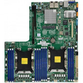 Supermicro X11DDW-L Server Motherboard - Intel Chipset - Socket P LGA-3647 - 1.50 TB DDR4 SDRAM Maximum RAM - RDIMM, DIMM, LRDIMM - 12 x Memory Slots - Gigabit Ethernet - 4 x USB 3.0 Port - 14 x SATA Interfaces MBD-X11DDW-L-O
