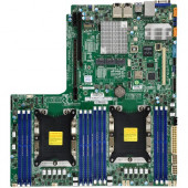 Supermicro X11DDW-NT Server Motherboard - Intel Chipset - Socket P LGA-3647 - 1.50 TB DDR4 SDRAM Maximum RAM - RDIMM, DIMM, LRDIMM - 12 x Memory Slots - 4 x USB 3.0 Port - 14 x SATA Interfaces MBD-X11DDW-NT-O