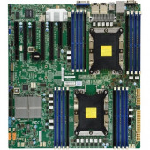 Supermicro X11DPH-T Server Motherboard - Intel Chipset - Socket P LGA-3647 - 2 TB DDR4 SDRAM Maximum RAM - RDIMM, DIMM, LRDIMM - 16 x Memory Slots - 4 x USB 3.0 Port - 10 x SATA Interfaces - TAA Compliance MBD-X11DPH-T-B