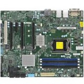 Supermicro X11SAT Workstation Motherboard - Intel Chipset - Socket H4 LGA-1151 - 64 GB DDR4 SDRAM Maximum RAM - DIMM, UDIMM - 4 x Memory Slots - Gigabit Ethernet - 2 x USB 3.0 Port - 1 x USB 3.1 Port - HDMI - DVI - 6 x SATA Interfaces MBD-X11SAT-B