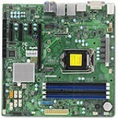 Supermicro X11SSQ Desktop Motherboard - Intel Chipset - Socket H4 LGA-1151 - 64 GB DDR4 SDRAM Maximum RAM - DIMM, UDIMM - 4 x Memory Slots - Gigabit Ethernet - 2 x USB 3.0 Port - HDMI - DVI - 6 x SATA Interfaces MBD-X11SSQ-B