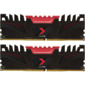 PNY XLR8 16GB DDR4 SDRAM Memory Module - For Desktop PC - 16 GB (2 x 8GB) - DDR4-3200/PC4-25600 DDR4 SDRAM - 3200 MHz - CL16 - 1.35 V - Non-ECC - Unbuffered - 288-pin - DIMM - TAA Compliance MD16GK2D4320016AXR