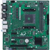 Asus A520M-C II/CSM Desktop Motherboard - AMD Chipset - Socket AM4 - Micro ATX - Ryzen 3, Ryzen 5, Ryzen 7, Ryzen 9, Ryzen 3 PRO, Ryzen 5 Pro, Ryzen 7 PRO, Ryzen 9 PRO Processor Supported DDR4 SDRAM Maximum RAM - UDIMM, DIMM - 2 x Memory Slots - Gigabit E