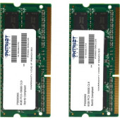 PATRIOT Memory 16GB (2 x 8GB) PC3-10600 (1333MHz) SODIMM Kit - For Notebook, Desktop PC - 16 GB - DDR3-1333/PC3-10600 DDR3 SDRAM - CL9 - 1.50 V - Non-ECC - Unbuffered - 204-pin - SoDIMM - RoHS Compliance PSA316G1333SK