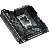 Asus ROG Strix B660-I GAMING WIFI Gaming Desktop Motherboard - Intel Chipset - Socket LGA-1700 - Intel Optane Memory Ready - Mini ITX - Pentium Gold, Celeron, Core i5, Core i9, Core i3 Processor Supported - 64 GB DDR5 SDRAM Maximum RAM - DIMM, UDIMM - 2 x