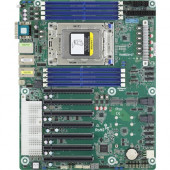 ASRock Server Motherboard - AMD Chipset - Socket LGA-4094 - ATX - EPYC Processor Supported - 256 GB - DIMM, RDIMM, LRDIMM - 8 x Memory Slots - 10 x SATA Interfaces ROMED8-2T