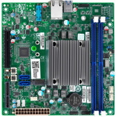 Tyan S3227 Desktop Motherboard - Intel Chipset - Intel Atom C3338 Dual-core (2 Core) 1.50 GHz - 1 Pack - Mini ITX - 32 GB DDR4 SDRAM Maximum RAM - 1.87 GHz Memory Speed Supported - DIMM, UDIMM, RDIMM - 1 x Memory Slots - Serial ATA/600 - 2 x USB 3.0 Port 