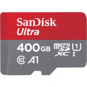 Sandisk Ultra 400 GB microSDXC - Class 10/UHS-I (U1) - 100 MB/s Read SDSQUAR-400G-AN6MA