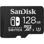 Sandisk 128 GB microSDXC - Class 10/UHS-I (U3) - 100 MB/s Read - 90 MB/s Write SDSQXBO-128G-ANCZA