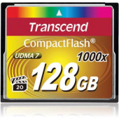 Transcend Ultimate 128 GB CompactFlash - 160 MB/s Read - 120 MB/s Write - 1000x Memory Speed TS128GCF1000
