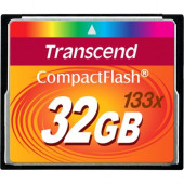 Transcend 32GB CompactFlash Card - (133x) - 32 GB - RoHS Compliance TS32GCF133