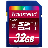 Transcend 32 GB SDHC - Class 10/UHS-I - 85 MB/s Read - 45 MB/s Write - 1 Card - 600x Memory Speed TS32GSDHC10U1