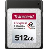 Transcend 820 512 GB CFexpress Card Type B - 1.66 GB/s Read - 1000 MB/s Write TS512GCFE820