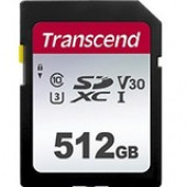 Transcend 512 GB SDXC - Class 10/UHS-I (U3) - 95 MB/s Read - 45 MB/s Write TS512GSDC300S