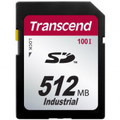 Transcend Industrial 512 MB SD - 17 MB/s Read - 13 MB/s Write - 2 Year Warranty - RoHS Compliance TS512MSD100I