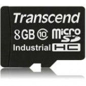 Transcend 8 GB microSDHC - Class 10 - 17 MB/s Read - 10 MB/s Write - 1 Card TS8GUSDC10I