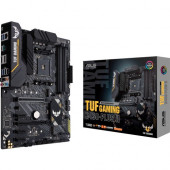 Asus TUF GAMING B450-PLUS II Desktop Motherboard - AMD Chipset - Socket AM4 - 128 GB DDR4 SDRAM Maximum RAM - UDIMM, DIMM - 4 x Memory Slots - Gigabit Ethernet - 6 x USB 3.1 Port - HDMI - 1 x RJ-45 - 6 x SATA Interfaces TUF GAMING B450-PLUS II