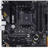 Asus TUF GAMING B550M-PLUS Desktop Motherboard - AMD Chipset - Socket AM4 - 128 GB DDR4 SDRAM Maximum RAM - DIMM, UDIMM - 4 x Memory Slots - Gigabit Ethernet - 6 x USB 3.1 Port - HDMI - 1 x RJ-45 - 4 x SATA Interfaces TUF GAMING B550M-PLUS