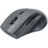 Manhattan Curve Wireless Optical Mouse - Optical - Wireless - Radio Frequency - Gray, Black - USB - 1600 dpi - Computer - Scroll Wheel - 5 Button(s) 179379