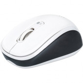Manhattan Dual-Mode Mouse, Bluetooth 4.0 and 2.4 GHz Wireless, 800/1200/1600 dpi, Three Buttons With Scroll Wheel, Black & White, Three Year Warranty, Box - Optical - Wireless - Bluetooth/Radio Frequency - 2.40 GHz - No - Black, White - USB - 1600 dpi